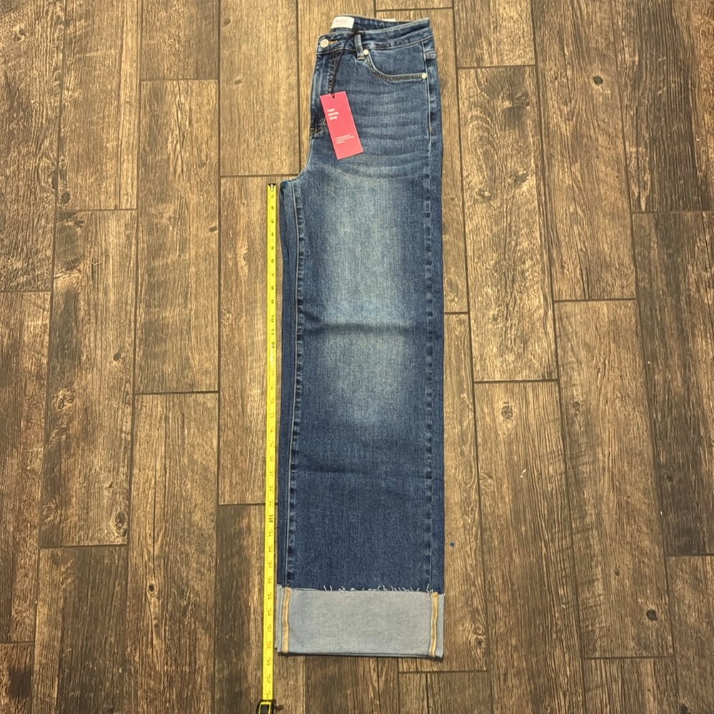 Moco Boutique Tummy Control Wide Leg Jeans NWT